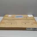 Office Chair Mat for Flat-Pile Carpet - 4-Piece Interlocking Desk Rug with Gripping Spikes & Beveled Edges, Clear PET Non-Slip Floor Mat for Gaming & Work