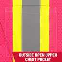 Radians SV22-1 Economy Type O Class 1 Safety Vest (Large, Pink)