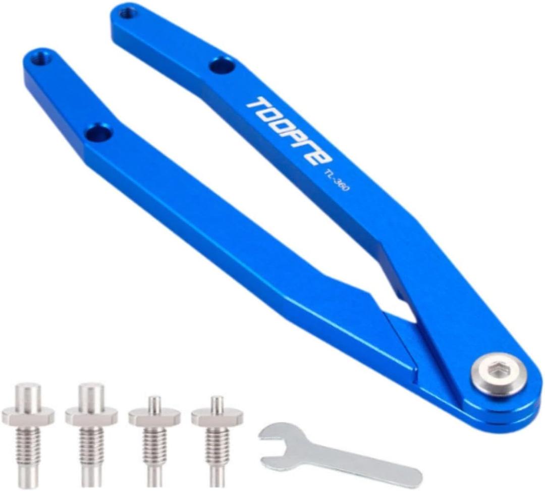 Bicycle Pin Hook Wrench Set Replaceable Screws Dub Crank Cover Removal Tools