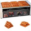 5 Roller Electric Hot Dog Roller,16 Hot Dogs, Stainless Steel