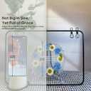 Teacher Appreciation Gifts for Women Resin Floral Keepsake Plate Decor with Pressed Real Flowers (Blue & White) Unique Thank You Gift for Teachers