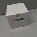 DASITON Large Capacity Makeup Brush Holder,360 Rotating Makeup Organizer,5 Slot Makeup Brushes Cup,for Vanity Decor,Bathroom Countertops,Desk Storage Container,Cosmetic Display cases(Cream-S)