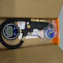 AstroAI Digital Tire Pressure Gauge with Inflator(3-250 PSI 0.1 for Display Resolution), Heavy Duty Air Chuck and Compressor Accessories with Rubber Hose and Quick Connect Coupler, Blue