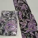 LuLaRoe Womens Leggings Size TC Black Purple Floral Roses Western Tall Curvy NWT, Pack Of 2
