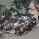 Encasa XO Ironing Board Cover and Pad - Thick 4mm Felt, Heat & Scorch-Resistant, Fits Medium Boards 42"x14", Elastic Bungee Cord Tightening, Easy Fit, Stain-Safe Dye, Green Roses