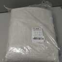 RYB HOME 100% Blackout Cream Curtains, Linen Texture Thermal Insulated Drapes for Bedroom/Living Room/Office/Nuesery, Privacy Farmhouse Full Blackout Window Treatment, W52xL96 Inch Long, 2 Panels