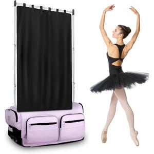 Portable Privacy Curtain for Dancers Discreet Curtain for Dance Bag Suitcase Privacy Backstage Changing Room in Dance Competitions & Rehearsals Dance Accessories