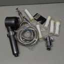 Filtered Shower Head with Handheld - High Pressure 3 Spray Modes Showerhead with Filters, 12 Replaceable Water Softener Filters for Hard Water | Ion Shower Drops Head with 75" Anti-Burst Hose (Gray)