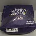 YnM Cooling Weighted Blanket  100% Cooling Oeko-Tex Certified Material with Premium Glass Beads (Light Grey, 48''x72'' 20lbs), Suit for One Person(~190lb) Use on Twin/Full Bed