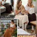 Ficerd 3 Pack Maxi Long Skirts for Women | Ankle Length, High Waisted, Pleated, Flowy, a Line, Summer, Casual Skirts, with Pockets, Vacation, Work, Daily Wear, Soft