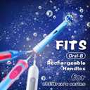 Kids Replacement Heads Compatible with Oral B Toothbrush Head, 12pcs Kids Electric Toothbrush Heads, Toothbrush Replacement Heads Soft Bristles