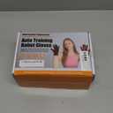 Rehabilitation Robot Gloves for Stroke Recovery Hemiplegia Finger Hand Function Rehabilitation Therapy Arthriti Glove (Left Hand, M) (Orange)