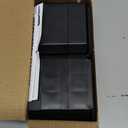 Bed Risers Furniture Risers Heavy-Duty Rectangular Adjustable Block Lift to 3 inches and 4.3 inches Desk, Sofa, Chair Legs, Refrigerator, Washing Machine Support up to 4000 pounds (2 layer(3inches), Square-black-4 Pack)