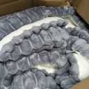 Smiry Couch Cover for Dogs Washable, Non Slip Fuzzy Pet Couch Covers for 3 Cushion Sofa Pet Friendly, Thick Soft Sofa Slipcovers Cushion Protector (Grey, 27.6" x 47")