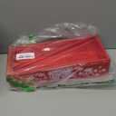 Hot Cocoa Bar Wooden Christmas Decor Boxes - Hot Cocoa Bar Containers Hot Chocolate Bar for Storage Caddy Chocolate Coffee - Classic Christmas Decor for Home Office - WB0012 (13.8L x 5.9W x 3.14H, Red)