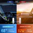 Windshield Sun Shade Umbrella, 55" x 31" Car Sun Shade Windshield Cover, Foldable Car Front Window Protector for Cars, SUVs, Hatchback