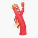 Morph Inflatable Tube Man Costume Adult, Wacky Inflatable Tube Man Costume, Halloween Costumes for Men