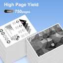 67XL Black Ink Cartridge for HP Ink 67 Replacement HP 67 Black Ink Cartridge HP67 HP67XL Envy 6055e 6000 6455e 6400 6458e DeskJet 2755e 2700 2700e 2752e 2734e 4155e 4100e Printer Ink HP 67 XL