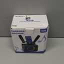 Karaoke Machine,Portable Bluetooth Speaker with 2 Wireless Microphone for Adults & Kids with LED Lights, Karaoke Microphone with PA System Supports USB/TF/AUX,Gift for Party (Pink)