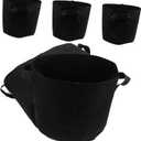 GANAZONO 5Pcs Non Woven Fabric Potato Grow Bags Vegetable Planting Bags with Handles Breathable Smart Drainage for Optimal Plant Growth Gardens and Agriculture