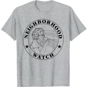 Neighborhood Watch Funny Design T-Shirt (Small)