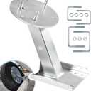 3001.0064 Heavy-Duty High-Mount Spare Tire Carrier Fit for 5 & 6-Hole Tires Up to 16 and 3" and 4" Trailer Frames