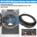 Upgraded W11314648 Washer Door Boot Seal Compatible with Whirlpool Duet Washer Door Seal W10897390 Maytag Front Load Washing Machine Seal Bellow Gasket Parts WFW6620HC0 MHW5630HW0 WFW5620HW0 Door Seal