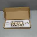 Thanksgiving Cutout Wood Table Place Card Thankful Grateful Blessed Gather Word Table Decorations Fall Themed Thanksgiving Party Table Home Supplies (Wood, 8)