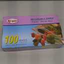 2 Gallon Size Zipper Bag, Freezer & Storage Bag 13x16 IN, 100 Bags,