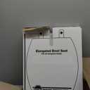 KOHLER K-4774-0 Brevia Elongated White Toilet Seat with Quick-Release Hinges And Quick-Attach Hardware For Easy Clean, White