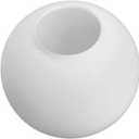 BOKT Frosted White Glass Globe Lamp Shade Replacement Milk Glass Ball Lampshade Cover Opal Sphere Shade for Pendant Light, 7.9 Diameter (White)