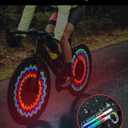 Zacro Bike Wheel Lights, 2 Pack LED Bike Spoke Lights, Safety 32 Bright Patterns Bike Tire Lights for Kids & Adult, Waterproof Bicycle Rim Lights for Night Riding, Basic/Upgraded Rechargeable Model