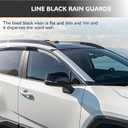 Rain Guards Window Visors 6 Piece Set for Toyota Rav4 2026+ Window Deflectors, Out-Channel Vent Shades (for RAV4 26+ 6-Piece Set)