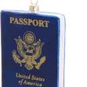 Glass Passport Ornament
