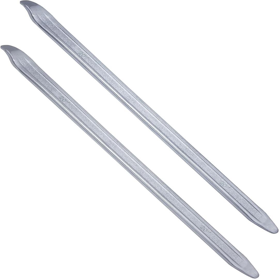 2 Pack 32 Inch Tire Spoons Iron,Heavy Duty Tire Changing Tool Tire Levers Bar,for Cars,Motorcycles,Dirtbike,Lawn Mower Tire Spoon (32 inch)