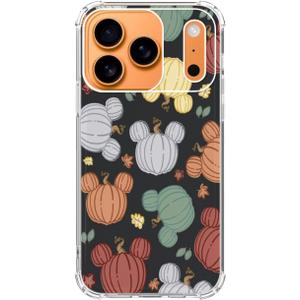 Liehad Cute Halloween Pumpkin Phone Case Compatible with iPhone 17 Pro Max, Trippy Hippie Color Pumpkins Phone Cover, Soft Shockproof Protective TPU Case