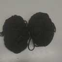 2 * 100g/3.5oz Fluffy Chenille Yarn for Crocheting, Chunky Velvet Yarn for Crochet Amigurumi, Used for Making Baby Yarns Blanket, Clothes, Pattern Knitting Creations (Black)