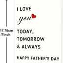 6 x IDU Fathers Day Card Gifts Decorations for Husband