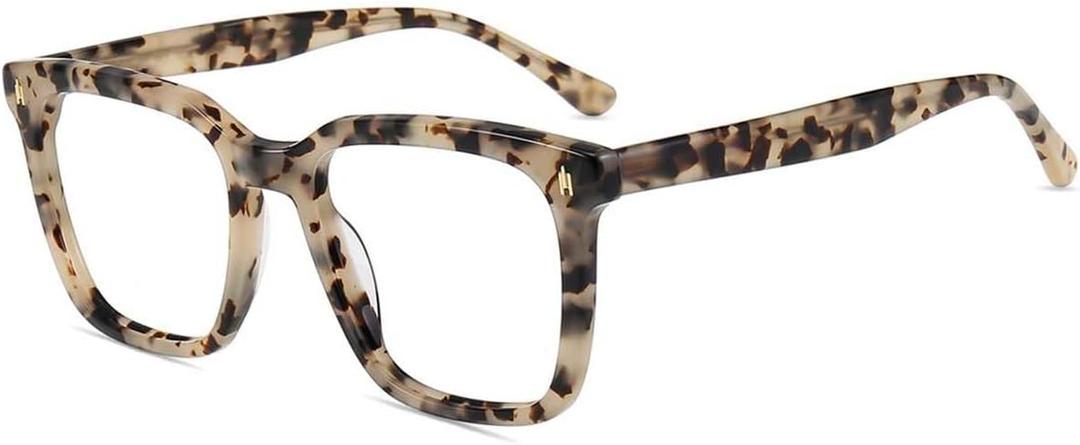 Firmoo Oversized Blue Light Blocking Glasses Computer Gaming Glasses, Blue Blockers Glasses for Women/Men (1.5, Tortoise)