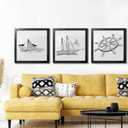 LaVie Home 24x24 Picture Frame, Square Poster Frame with High Definition Plexiglass, Horizontal or Vertical Wall Gallery 24 x 24 Frames Suitable for Photos, Artworks, Posters,Puzzle, Black 1pc