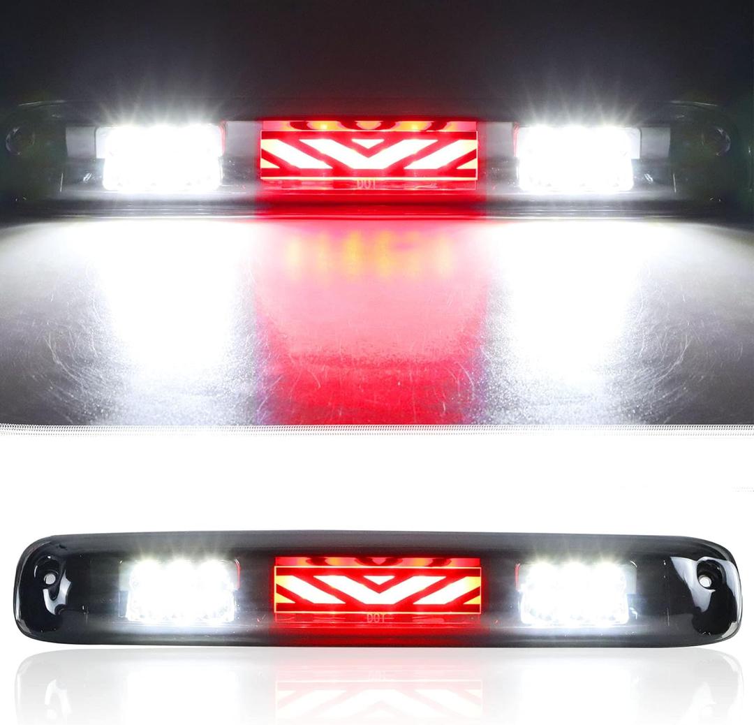 Tresound LED Third 3rd Brake Light for 1999-2007 Chevy Silverado GMC Sierra 1500 2500 3500 HD Classic, Rear Cargo Lamp High Mount Stop light