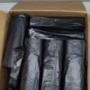 Delxo 30-33 Gallon Trash Bags, 250 Count  Medium Duty Garbage Bags, Thick, Durable & Puncture-Resistant Plastic Bolsas para basura, Perforated Design Made in USA for Kitchen, Yard, Office (Black)