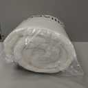 Novilla Fleece Mattress Topper Full, Warm Sherpa Mattress Pad, Cloud-Like Soft Bed Cover for Winter, Deep Pocket fits up to 21", Machine Washable, White