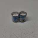 The Dreidel Company Tin Memorial Candle Yahrzeit Candle, 2 Pcs