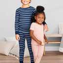 Simple Joys by Carter's girls 2-piece Snug Fit Cotton Pajama Set (3T, Blue)