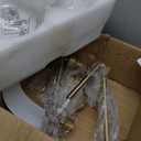 Black Bathroom Light Fixtures, 2 Light Bathroom Vanity Light with Globe Glass Shades, Modern Farmhouse Vanity Lights Over Mirror, Matte Black Wall Lights for Bedroom Restroom, E26 Socket