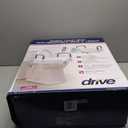Drive Medical 2-in-1 Raised Toilet Seat with Removable Padded Arms - Elevated Bathroom Safety Support - Secure Locking Attachment - Easy Height Assistance - Durable Construction, Standard Toilets