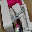 CUTE STONE Kids Kitchen Playset, Play Kitchen Set with Sound & Light, Cooking Stove with Steam, Toy Sink,Play Food Toy and Kitchen Accessories for Pretend Play, Kitchen Toy Set for Toddler Girls, Pink