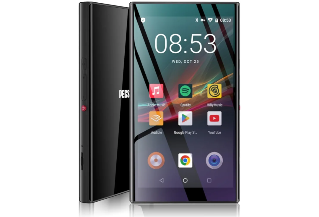 160GB MP3 Player with Bluetooth and WiFi, 5" IPS Screen Android Music Player with Play Store, Spotify, Pandora, Amazon Music, MP3 & MP4 for Kids with Libby, Audible, FM, Voice Recorder, Up to 1TB