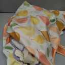 Happy Flute Long Sleeve Baby Bib-Mess Proof Baby Feeding Bibs with Adjustable Design, Long Sleeve Bibs for Babies during Eating or Highchair Use (Fruit)